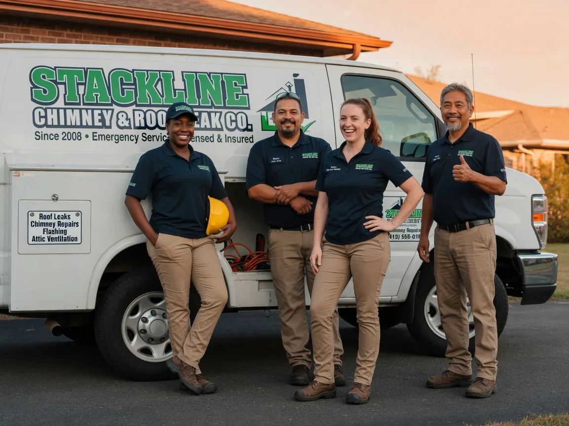 Chimney flashing repair company in Moulton, TX
